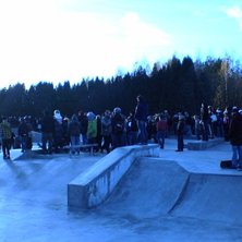 Nya betong parken i avesta... MKT folk det var p&aring;. Foto: Emil Spinord.