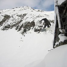 Alpstugor &auml;r underskattade som hopp!. Foto: Christoffer Engstr&ouml;m. &Aring;kare: Peter Engstr&ouml;m.