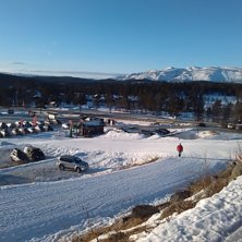 Klar for enda en fin dag p&aring; Rauland
I dag v&aring;knet.