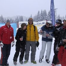 Parallel slalomt&auml;vling. Foto: ----. &Aring;kare: David Nellbeck och Sanna J&ouml;nsson.