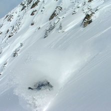 Des Bourtes Face Nord. Foto: Daniel Salomonsson. &Aring;kare: Magnus Folkesson.