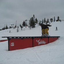 Tog en enkel rail i Tand&aring;dalen.. Foto: Pappa. &Aring;kare: Adam Bj&ouml;rkegren.