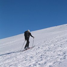Lite hiking sista dagen, varmt som i en bastu.. Foto: Jonas Bergstr&ouml;m. &Aring;kare: Sven Andersson.