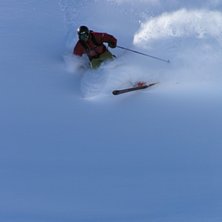 Sjukt flyt med sn&ouml;n hade vi.. Nytt puder varje da. Foto: P&auml;r Alenbrand. &Aring;kare: Fredrik Carl&eacute;n.