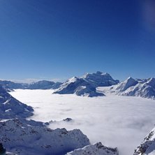 H&ouml;gst upp i Verbier. Foto: Emma Steneberg.