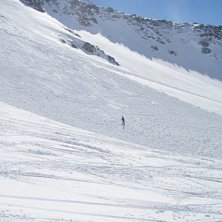 Lavin som br&ouml;t ovanf&ouml;r mig, det blev sjuk br&aring;di. Foto: Vaern eller pogren. &Aring;kare: Lars Englund.