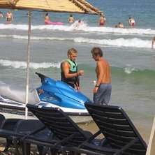 Vannscooter er sk&oslash;&oslash;&oslash;&oslash;y:D. Foto: I.A.B. &Aring;kare: Vegard J.R.