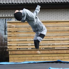 backflip. Foto: melwin (bror). &Aring;kare: Edde (jag).