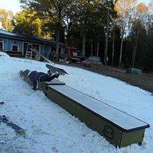 faceplant. Foto: Maria Skoglund. &Aring;kare: Mikaela Persson.