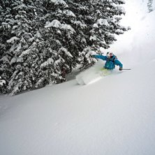 H&auml;rlig pow i Rocky Point!! . Foto: Henrik Liljeqvist. &Aring;kare: Robert Hortlund.