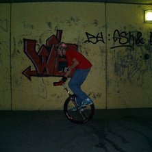 En seat out in front n&auml;r enhjulingen var ny.. Foto: Jill Lyngander. &Aring;kare: Felix Lyngander.