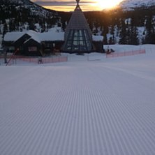 Fin start p&aring; dagen!
Heiser g&aring;r og nedfarter prep.