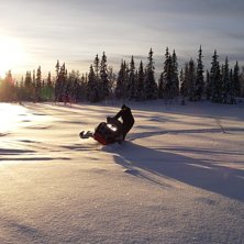 Slednecks Gunnarvattnet. Foto: Mikael Karlsson. &Aring;kare: Gustaf Axelsson.