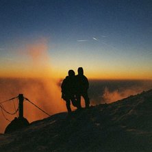 Solnedg&aring;ng ovan molnen.. Foto: Peter Andersson. &Aring;kare: Johan Snygg, Danne Forsgren.