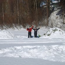 ett hopp vi gjorde . Foto: alex. &Aring;kare: sk&ouml;nt.