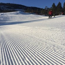 F&oslash;reoppdatering
Det er flotte forhold i bakken og.