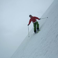 En bl&ouml;t dag i stryn men riktigt bra &aring;kning.. Foto: RE. &Aring;kare: Peter H&auml;ggkvist.