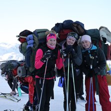 Elever fra Frong Vgs p&aring; langtur i Haukelifjell.
.