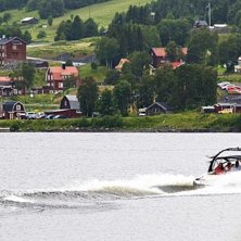 Tagen under Wakeboard-SM i &Aring;re.. Foto: Jennie Olofsson. &Aring;kare: Mattias Hoppe.