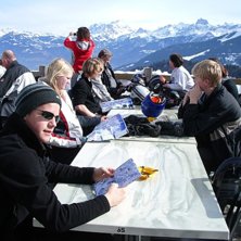 D&auml;r sitter ja o leter efter v&auml;gen hem p&aring; pistka. Foto: ??.