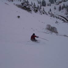 L&aring;ngt puder&aring;k i vilda v&auml;stern.. Foto: Jasper Nordling. &Aring;kare: Johan Landberg.