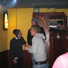 Lite fest &auml;r aldrig fel!!!. Foto: Sofia. &Aring;kare: Acke,Fille o Jonas.