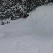 Ganska mycket puder, behovde dock aldrig snorkeln.. Foto: Andreas svensson. &Aring;kare: Per Magnusson.
