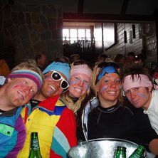 Jag, Lotti och grabbarna ute p&aring; bus i backen.. s�. Foto: Ok&auml;nd. &Aring;kare: H&ouml;kar&auml;ngen :).