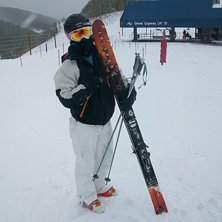 Vail+ ny&ouml;ppnade back bowls+ new powder= Dynastar. Foto: HMM. &Aring;kare: jag igen?.