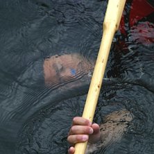 Justin &auml;r en hejare p&aring; att g&ouml;ra eskimorollar. Foto: Jonas Ahlman. &Aring;kare: Justin.