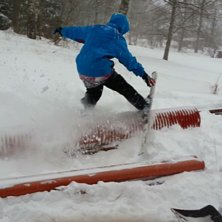 Gjorde en setup med lite r&ouml;r idag vid stugan, f&ouml;. Foto: Wilmer Forsgren. &Aring;kare: Oscar Karlsson.
