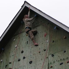 12 meter upp och v&auml;ggen &auml;r fixad. Foto: herr malmborg. &Aring;kare: johanna.