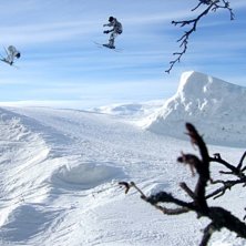 Followcam i br&auml;cke. Foto: Lee Myhr. &Aring;kare: Henkz &amp;amp; Robbin.