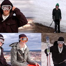 Litet kollage &ouml;ver en dag d&aring; jag och Emil k&ouml;rde. Foto: Tim Forsstr&ouml;m Jacobsson. &Aring;kare: Jag, Tim och Emil.