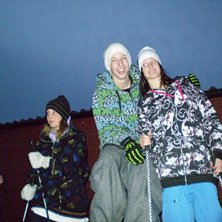 Chilla lite innan &aring;ken.. Foto: Jag. &Aring;kare: Carro, Alex &aring; Titti.