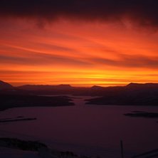 Sunrise at new year times. Foto: Lucas Lindh.