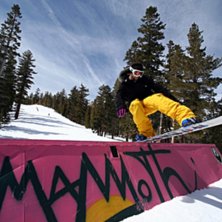 Sista &aring;kdagen i USA. Mammoths railpark.. Foto: Jesper Tengvall. &Aring;kare: Micke J&ouml;rgense.