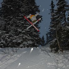 360 tail i en liten bc kicker. Foto: Niklas J&ouml;nsson. &Aring;kare: Daniel J&ouml;nsson.