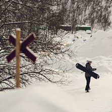 Off we go. Tjejen &auml;r taggad..