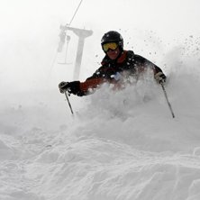 Sk&ouml;n puder&aring;kning efter ett rej&auml;lt dump (45 cm n. Foto: David Merritt. &Aring;kare: Jonas Emilsson.