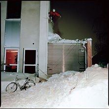 Wall fr&aring;n i vintras... Foto: Thomas Charry. &Aring;kare: Mattias Larsson.