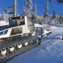 &amp;quot;Gr&aring;llen&amp;quot; pistar till liftsp&aring;r. Foto: Daniel Rapp.