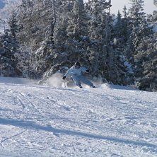 Min eg. port&aring;kande dotter. I ett i mitt tycke lyc. Foto: Stefan Eriksson. &Aring;kare: Ida Helldin.