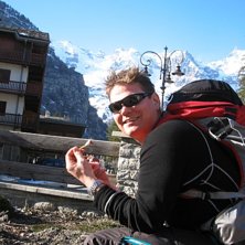 Ett bes&ouml;k p&aring; gelaterian i Courmayeur. 
&amp;quo. Foto: Karin Ekstr&ouml;m. &Aring;kare: Stefan Vikberg.