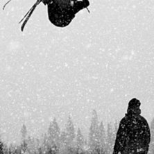 Fotade Nike New Ruler under sn&ouml;fall. . Foto: Anton &Ouml;stlund. &Aring;kare: Didrik Thoren.