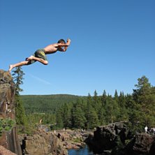 Tyckte de var en r&auml;tt cool pose ;P. Foto: Erik Westerdahl. &Aring;kare: Jag (Petter Frisk).