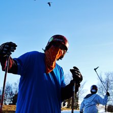 Jag och ica k&ouml;rde en liten rail session n&auml;r sn&ouml;. Foto: Andreas Erlandsson. &Aring;kare: Tommie Johansson.