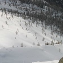 V&auml;ldigt trevlig &aring;kning p&aring; norra sidan av dalen.. Foto: Johan Jonsson. &Aring;kare: Magnus Nystr&ouml;m.