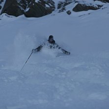 Lite mer sk&ouml;n puder&aring;kning i Kaprun.. Foto: Andreas Larsson. &Aring;kare: Jag.
