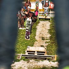 Railjam under &Aring;re H&ouml;stmarknad.. Foto: Jennie Olofsson.